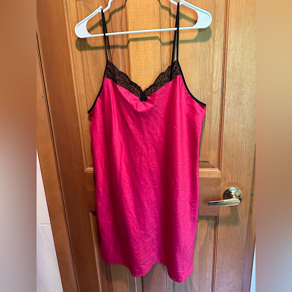 Hot pink intimate slip